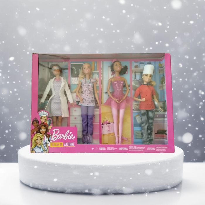 Coffret Barbie "You Can Be Anything" (4 Poupées)