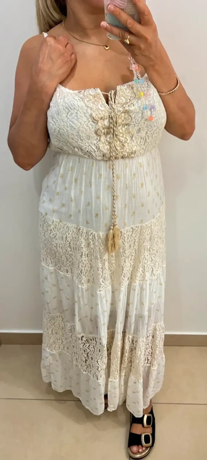 Robe longue Bohème Taille M - photo numéro 3