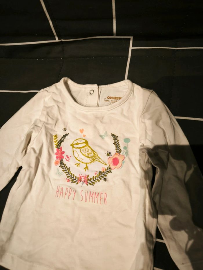 Pull motif oiseau 9 mois - photo numéro 2