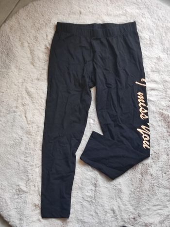 Legging noir i miss you