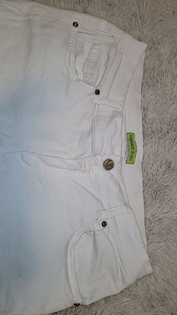 Jeans versace blanc