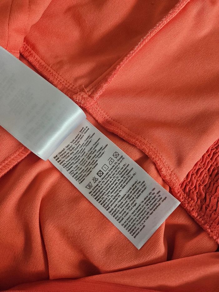 Vila robe bustier orange corail taille M - photo numéro 8