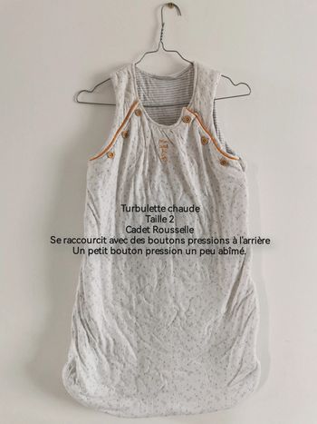 Turbulette chaude taille 2