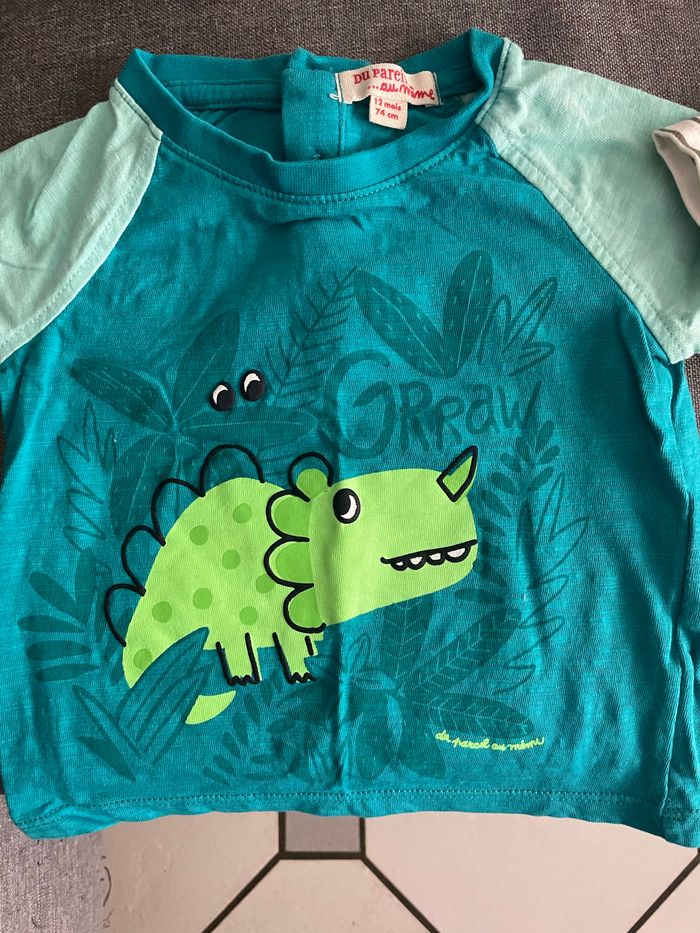 Lot de 4 tshirts 12mois - photo numéro 2