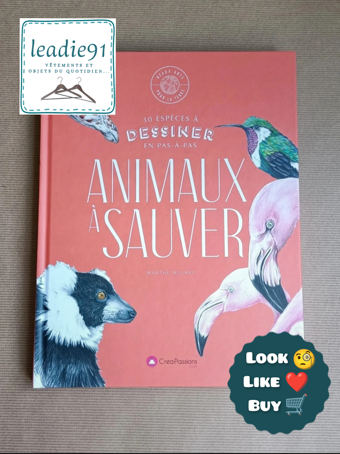 livre animaux à sauver NEUF