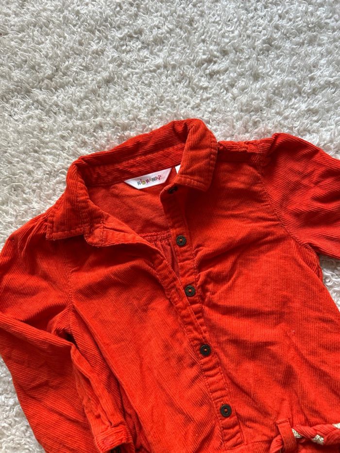 Robe rouge- orangé - photo numéro 3