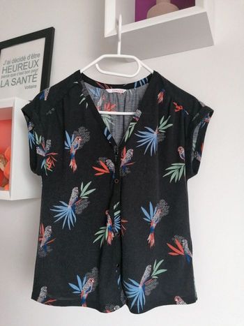 Haut à boutons Camaïeu taille S