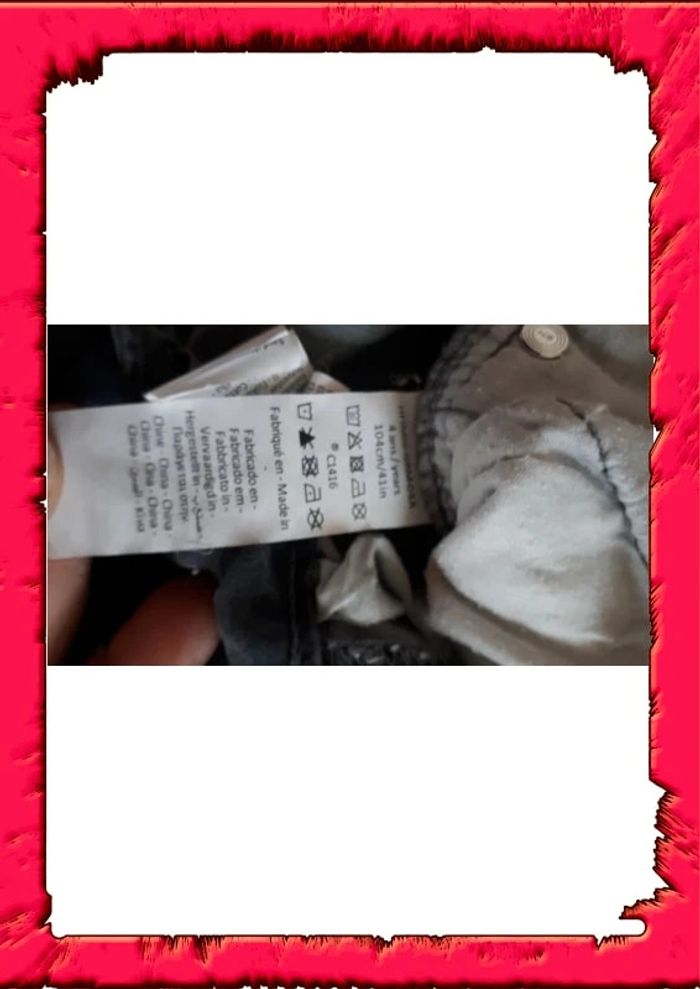 Joli jeans perlés agrémenté de sequins taille ajustable - photo numéro 7