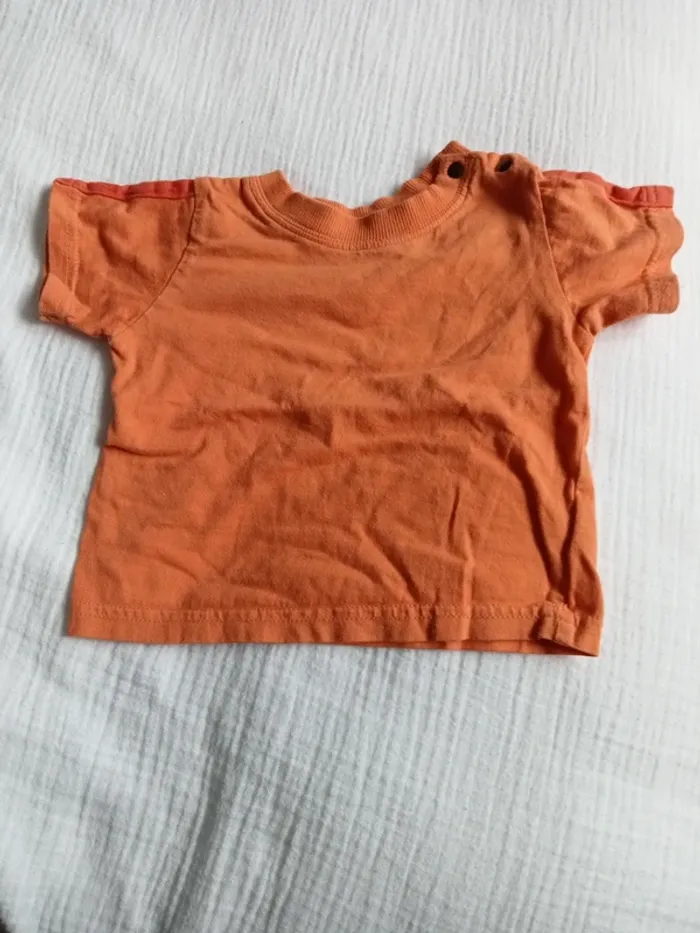 Ensemble bébé orange et marron sergent major / absorba - photo numéro 4