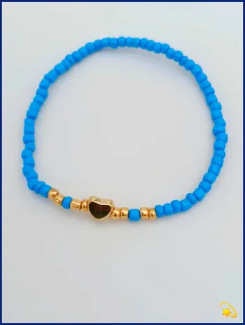 Bracelet perles de rocailles – look coloré & tendance été