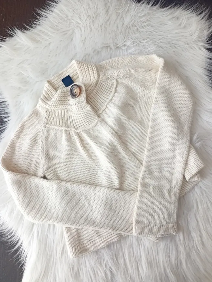 Cardigan crème tout doux Gap 10-11 ans