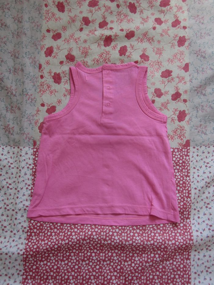 Débardeur rose 12 mois - photo numéro 2