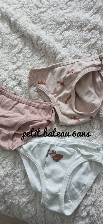 Lot 3 culottes petit bateau 6 ans