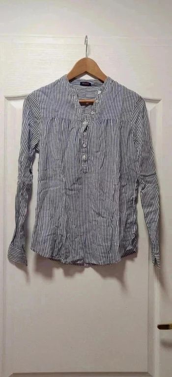 Chemise ml rayée marine et blanc Pimkie 38/40