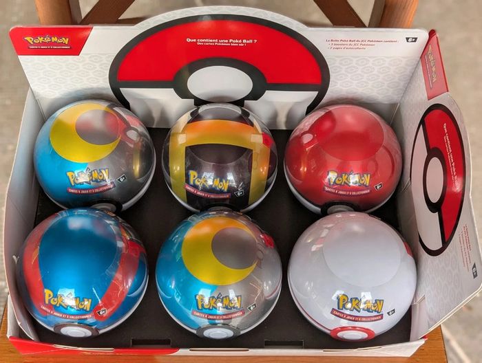 Case Pokémon Descellée 6 Pokéballs Q4 D24 EB et EV - photo numéro 3