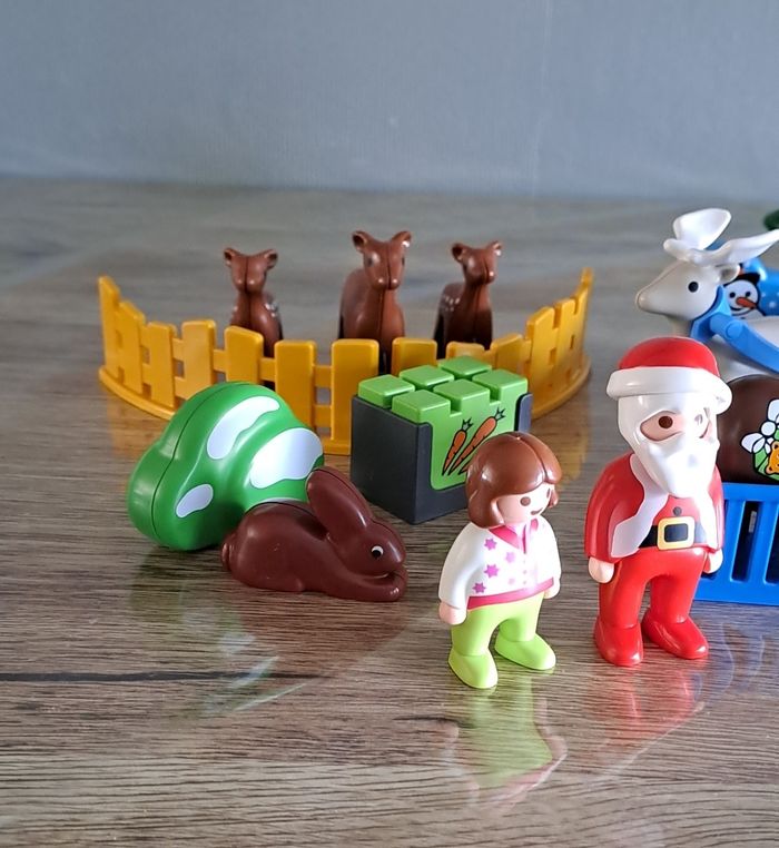 Playmobil 123 calendrier avent. (Le père Noël animaux de la forêt - photo numéro 4