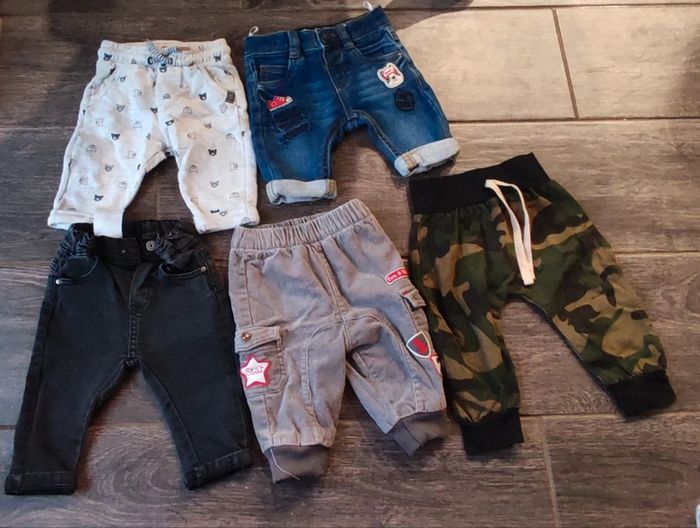Lot pantalons garçon 3 mois