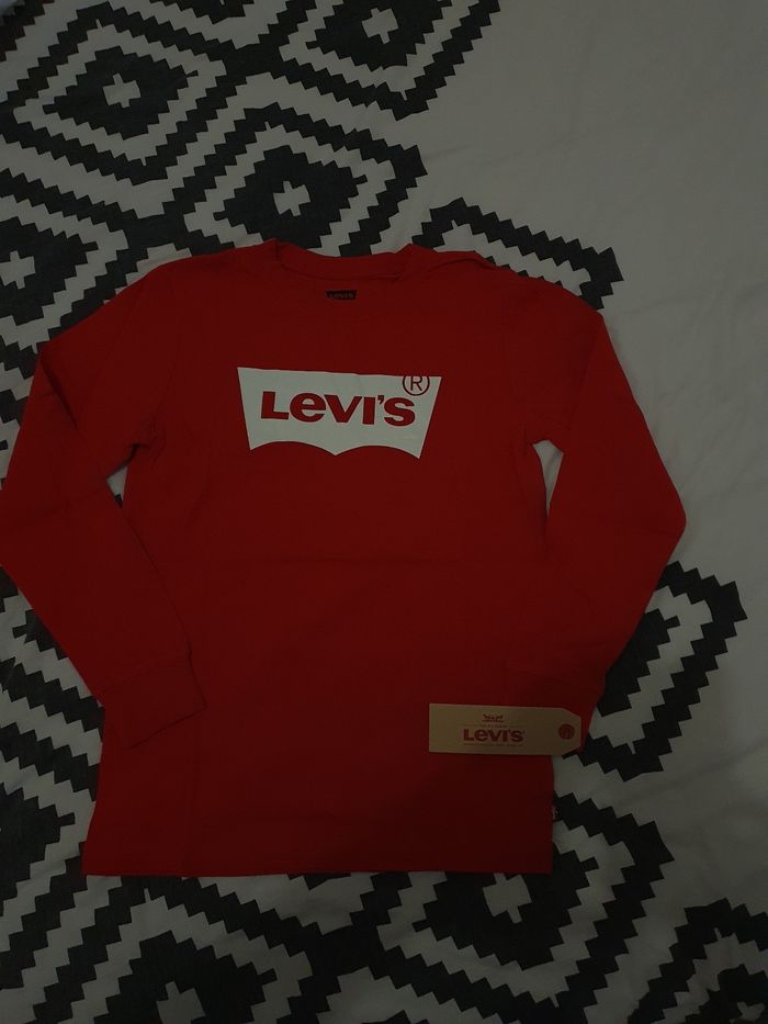 Levi's t-shirt manches longues taille 14 ans - photo numéro 2