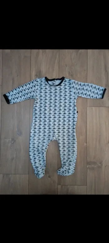 Pyjama velours 1 pièce 18 mois