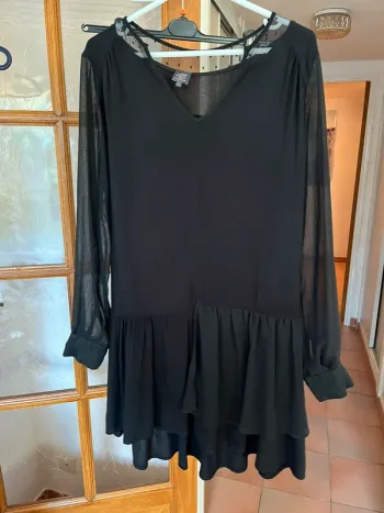 Robe noire Little Miss de Miss Captain en taille S