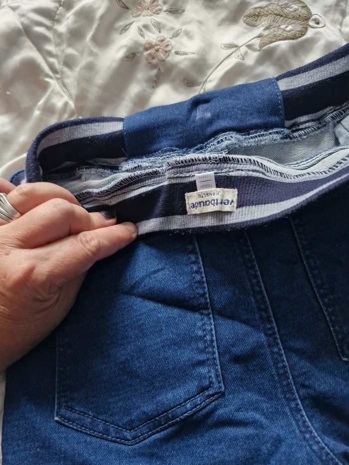 Beau bermuda en jean Taille réglable - photo numéro 9