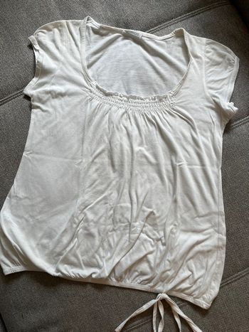 T-shirt blanc Promod taille 2