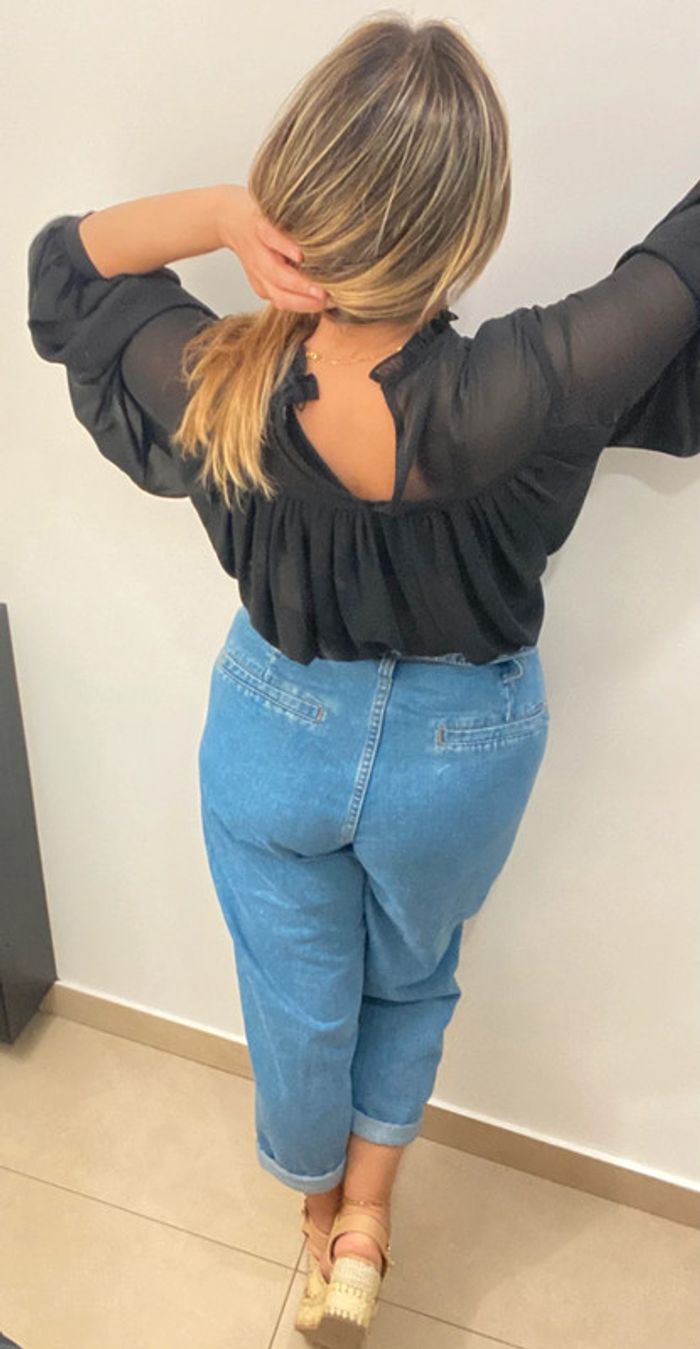 Blouse Mango manches bouffantes Taille 38 - photo numéro 9