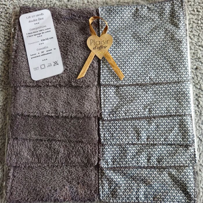 Lingettes lavables 12x12 cm