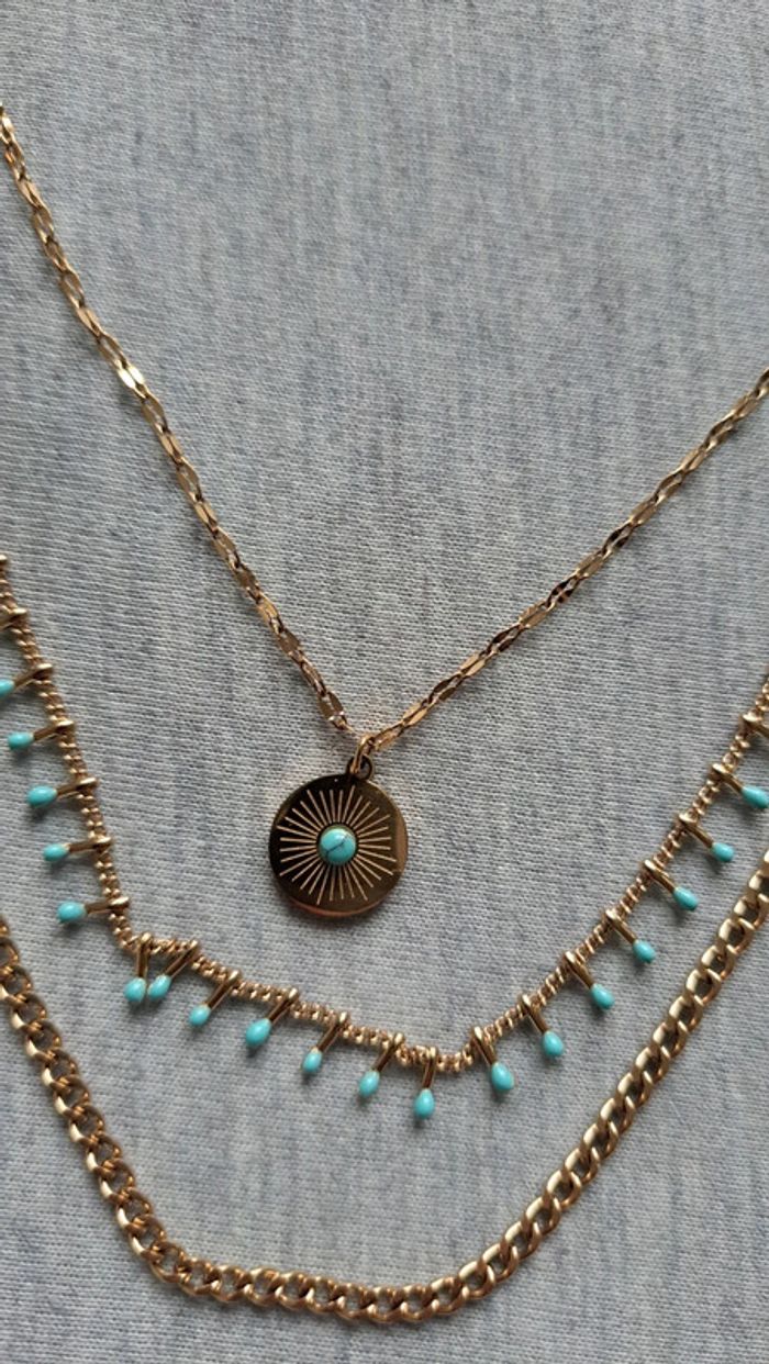 Collier turquoise - photo numéro 6