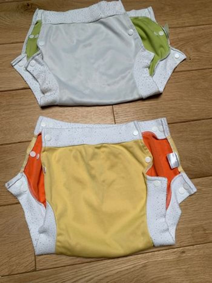 Lot 3 couches lavables et shorty lulu nature - photo numéro 3