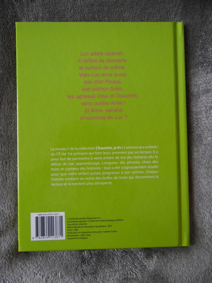 Livre "Luc aime cuisiner" - photo numéro 2