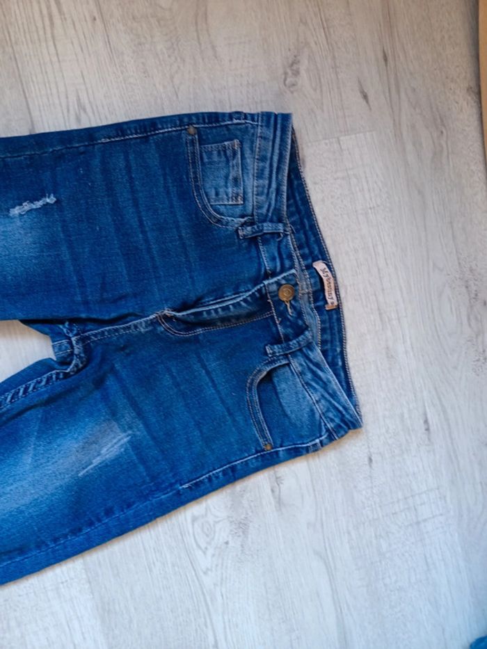 Jeans 36 S femme fermeture éclair mybestiny tbe - photo numéro 8