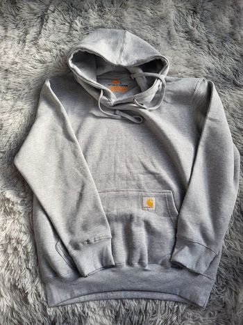 Sweat à Capuche Carhartt Rework [NEUF] – Doublé Thermique - Gris – Taille L – Made in USA 