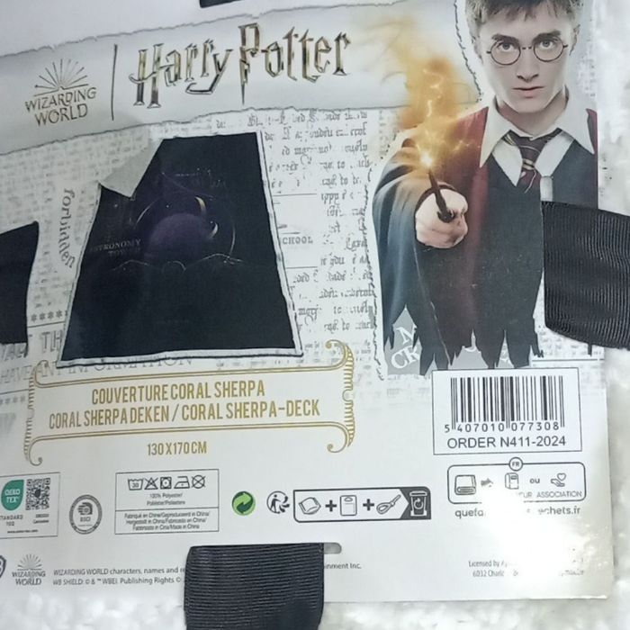 Grande couverture sherpa harry potter - photo numéro 3