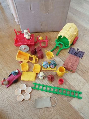 Lot Star Wars wicket the ewok Woodland preschool toy Kenner 1984 TBE set vintage