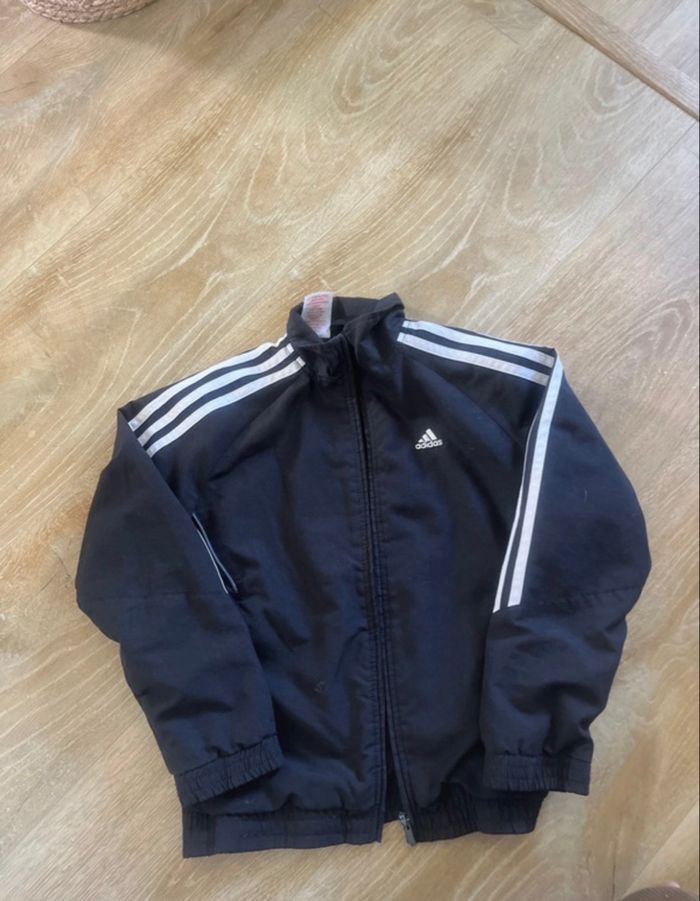 Veste Adidas noire Effet bomber - photo numéro 1
