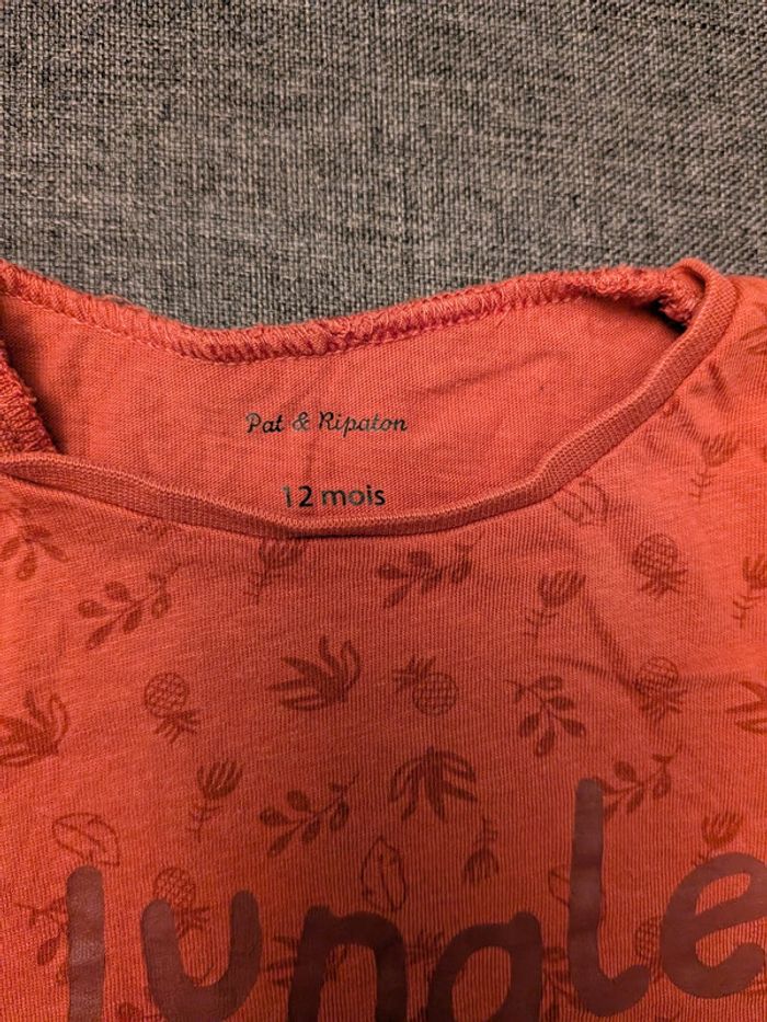Lot de 6 T-Shirts manches courtes - 12 mois - Multi marques - Très bon état - photo numéro 3