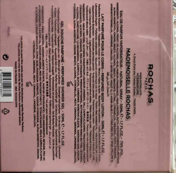 Coffret Mademoiselle Rochas - photo numéro 2