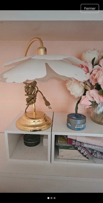 Lampe de chambre fleur