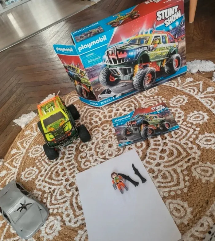 Playmobil voiture shunt show