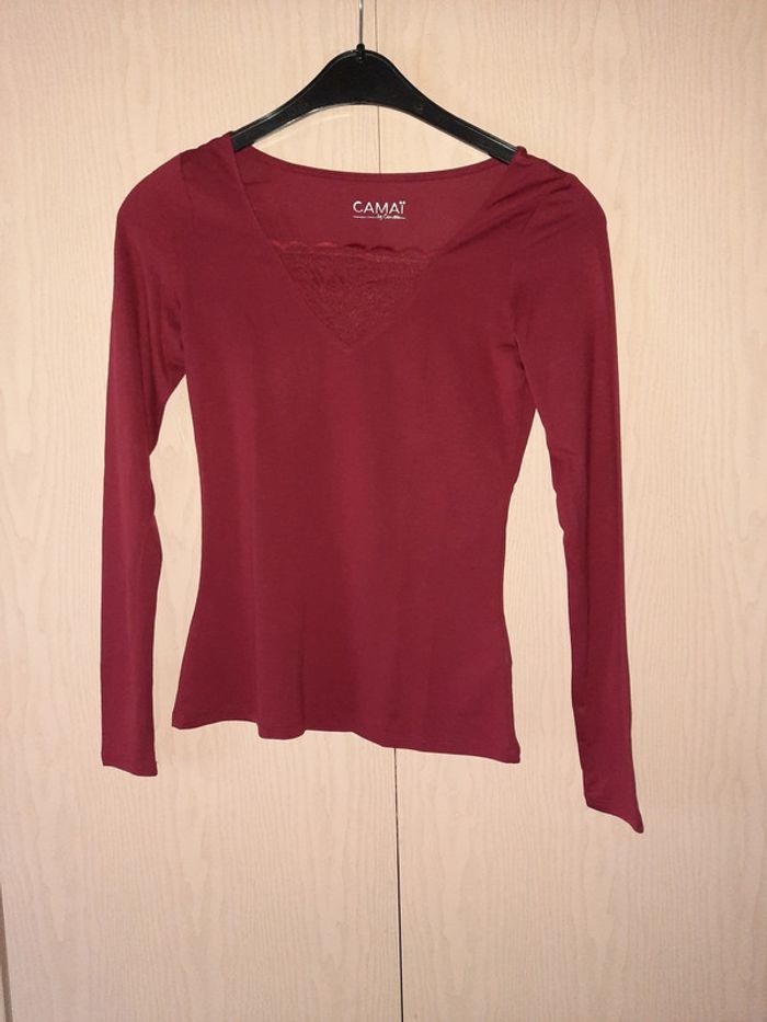 Blouse rouge taille XS