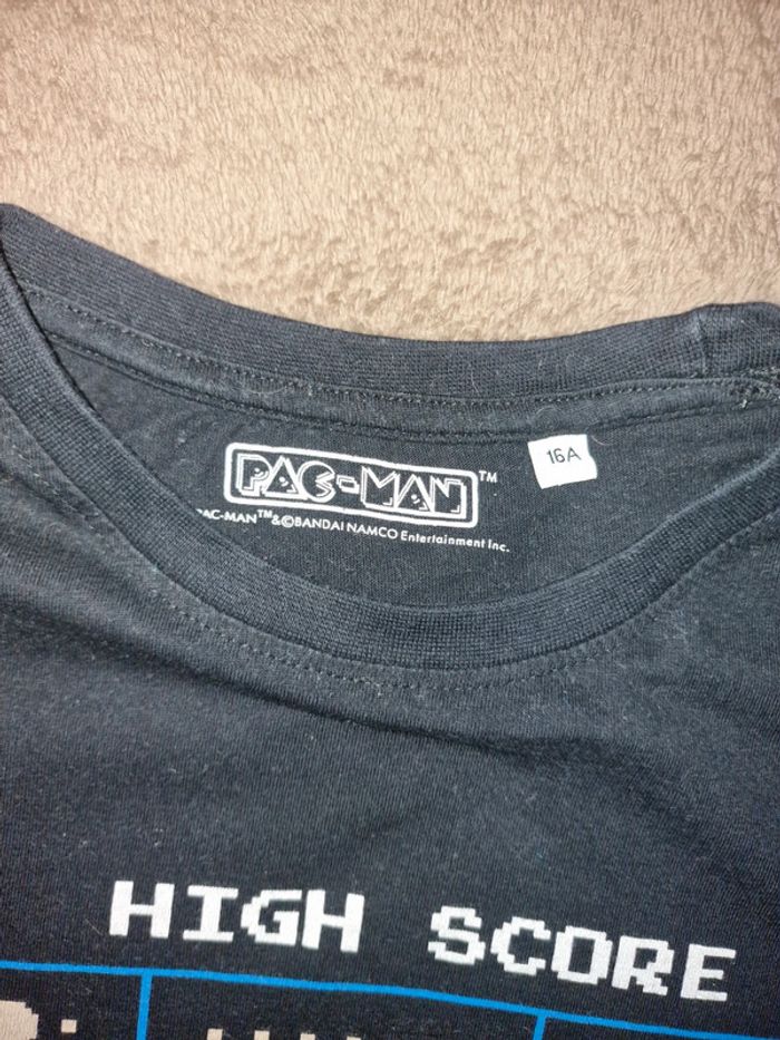 Tee shirt manche courte pac man - photo numéro 3