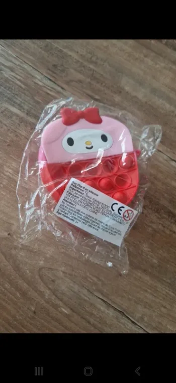 Sac /porte monnaie  popit rose modèle kawai