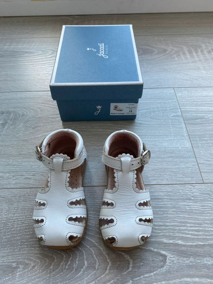 Sandales blanches Jacadi taille 19 - photo numéro 18