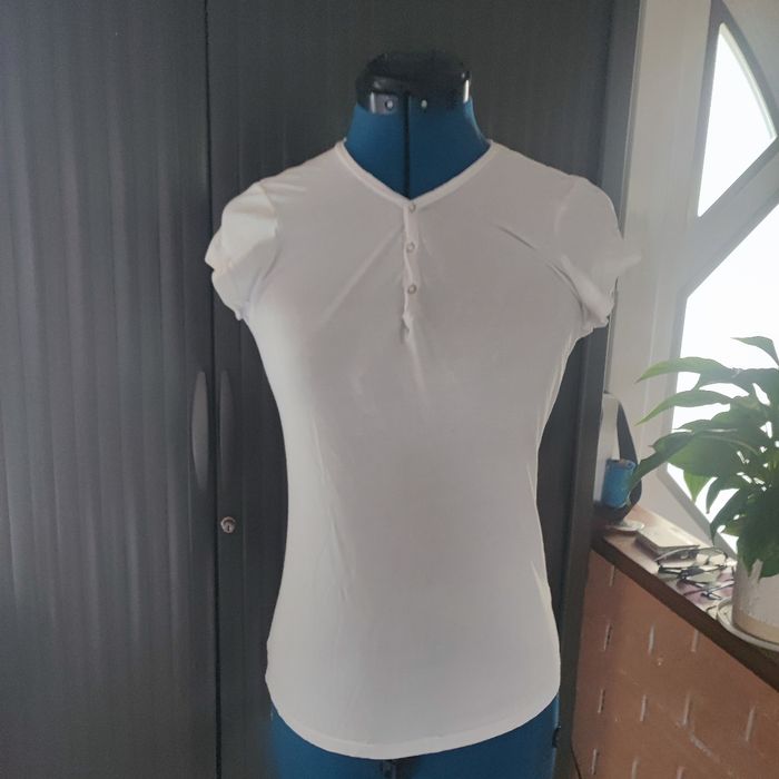 T-shirt blanc Kaporal taille S 36 - photo numéro 2