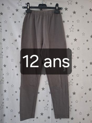 Legging gris taille élastique 12 ans Décathlon