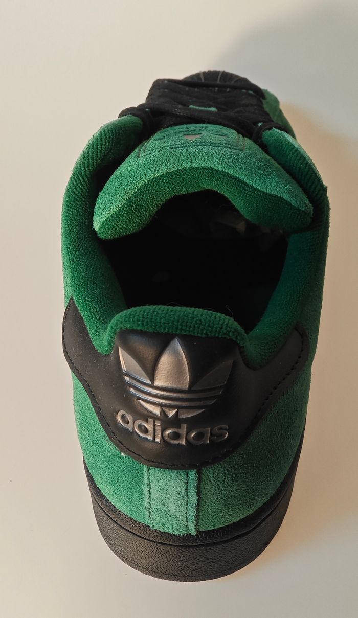 Adidas Superstar II Suede Vert & Noir – T.40 NEUVES - photo numéro 4