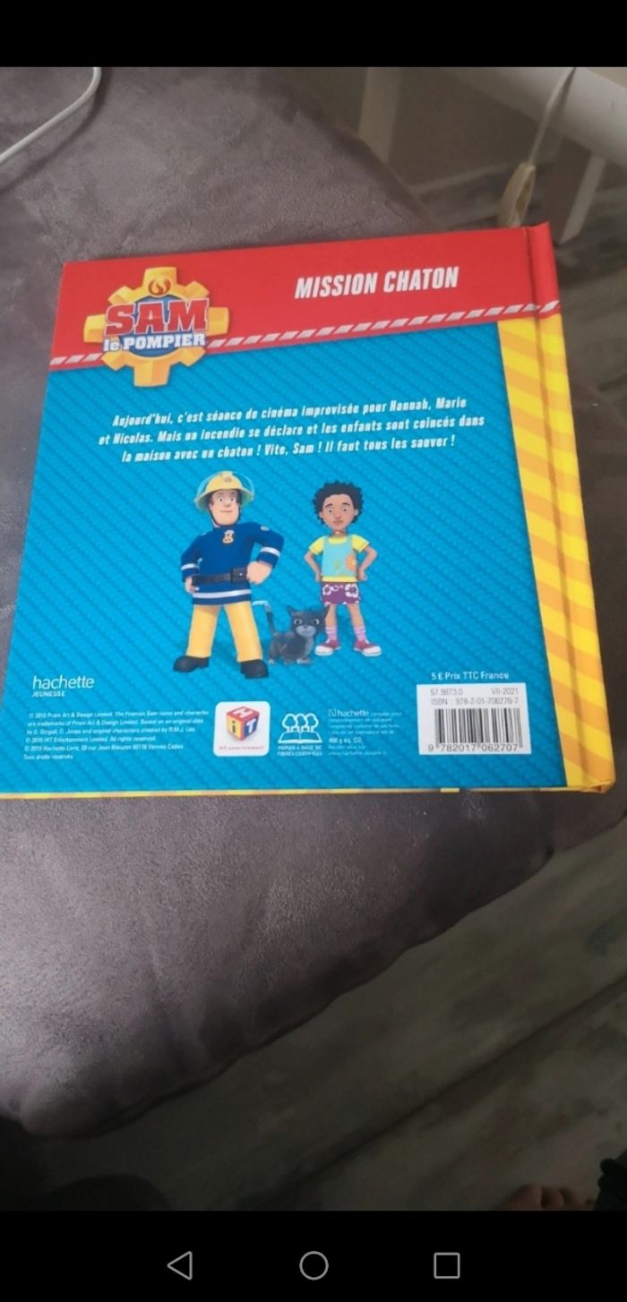 Livre Sam le pompier - photo numéro 2