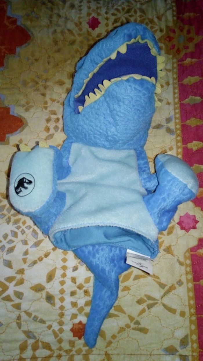 Marionnette Vélociraptor bleu - photo numéro 6