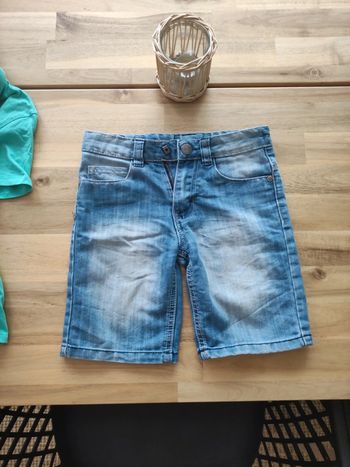 Short en jeans